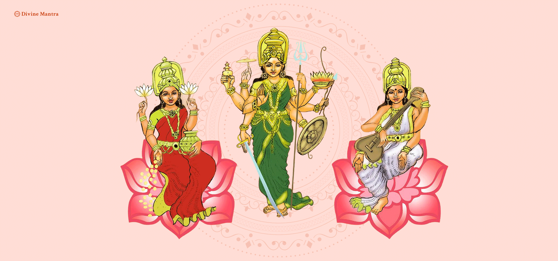 Durga Lakshmi Saraswati Homam }}